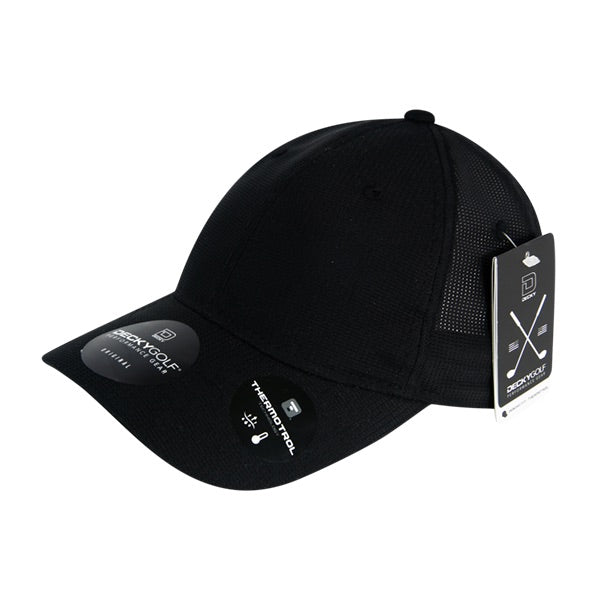 Screen Fabric L/C Relaxed Hat - Golf & Sports Cap - Decky 8105