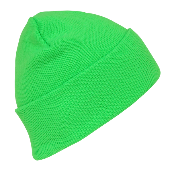 Decky 813 - Neon Long Beanie, Acrylic Knit Cap