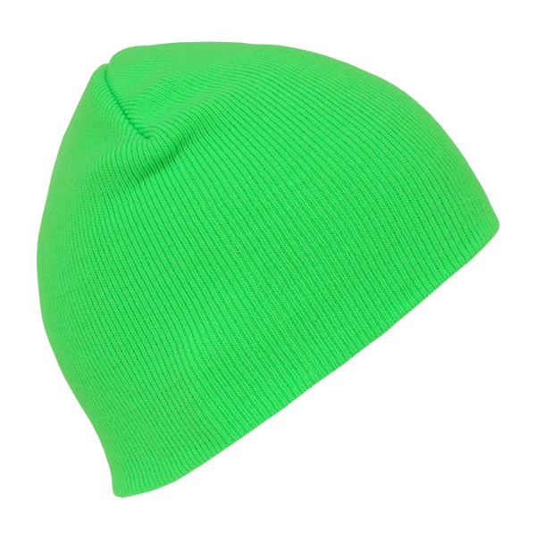 Decky 814 - Neon Short Beanie, Acrylic Knit Cap