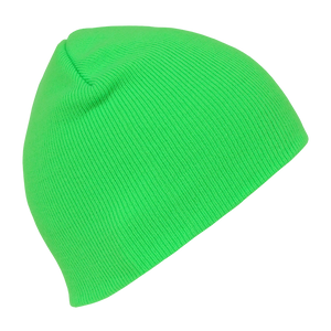 Decky 814 - Neon Short Beanie, Acrylic Knit Cap - 