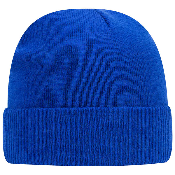 Otto 12 Inch Classic Knit Beanie w/ Rib Knit Cuff, Acrylic Knit Cap - 82-1238