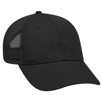 Otto 83-1101 - 6 Panel Low Profile Mesh Back Trucker Hat, Value Hat - 83-1101