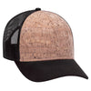 Otto 6-Panel Low Profile, Cork Trucker Hat, Mesh Back - 83-1212