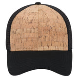 Otto 6-Panel Low Profile, Cork Trucker Hat, Mesh Back - 83-1212