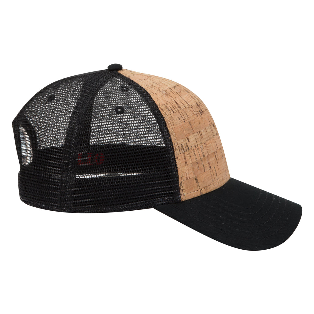 Otto 6-Panel Low Profile, Cork Trucker Hat, Mesh Back - 83-1212 – The Park  Wholesale