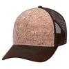 Otto 6-Panel Low Profile, Cork Trucker Hat, Mesh Back - 83-1212