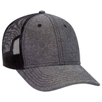 OTTO CAP 6 Panel Low Profile Mesh Back Trucker Hat, Cotton Blend Twill - 83-1239 - Picture 15 of 68