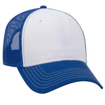 OTTO CAP 6 Panel Low Profile Mesh Back Trucker Hat, Cotton Blend Twill - 83-1239 - Picture 55 of 68