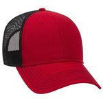 OTTO CAP 6 Panel Low Profile Mesh Back Trucker Hat, Cotton Blend Twill - 83-1239 - Picture 27 of 68