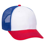 OTTO CAP 6 Panel Low Profile Mesh Back Trucker Hat, Cotton Blend Twill - 83-1239 - Picture 52 of 68
