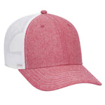 OTTO CAP 6 Panel Low Profile Mesh Back Trucker Hat, Cotton Blend Twill - 83-1239 - Picture 14 of 68