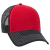 OTTO CAP 6 Panel Low Profile Mesh Back Trucker Hat, Cotton Blend Twill - 83-1239