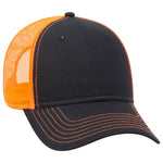 OTTO CAP 6 Panel Low Profile Mesh Back Trucker Hat, Cotton Blend Twill - 83-1239 - Picture 28 of 68