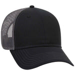 OTTO CAP 6 Panel Low Profile Mesh Back Trucker Hat, Cotton Blend Twill - 83-1239 - Picture 63 of 68