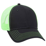 OTTO CAP 6 Panel Low Profile Mesh Back Trucker Hat, Cotton Blend Twill - 83-1239 - Picture 56 of 68