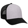 OTTO CAP 6 Panel Low Profile Mesh Back Trucker Hat, Cotton Blend Twill - 83-1239