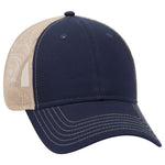 OTTO CAP 6 Panel Low Profile Mesh Back Trucker Hat, Cotton Blend Twill - 83-1239 - Picture 19 of 68