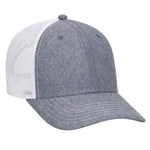 OTTO CAP 6 Panel Low Profile Mesh Back Trucker Hat, Cotton Blend Twill - 83-1239 - Picture 13 of 68