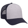 OTTO CAP 6 Panel Low Profile Mesh Back Trucker Hat, Cotton Blend Twill - 83-1239
