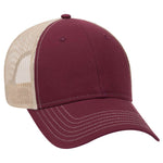 OTTO CAP 6 Panel Low Profile Mesh Back Trucker Hat, Cotton Blend Twill - 83-1239 - Picture 37 of 68