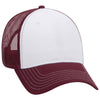 OTTO CAP 6 Panel Low Profile Mesh Back Trucker Hat, Cotton Blend Twill - 83-1239