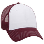 OTTO CAP 6 Panel Low Profile Mesh Back Trucker Hat, Cotton Blend Twill - 83-1239 - Picture 21 of 68