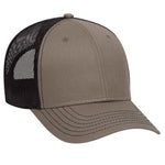 OTTO CAP 6 Panel Low Profile Mesh Back Trucker Hat, Cotton Blend Twill - 83-1239 - Picture 54 of 68