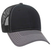 OTTO CAP 6 Panel Low Profile Mesh Back Trucker Hat, Cotton Blend Twill - 83-1239