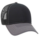 OTTO CAP 6 Panel Low Profile Mesh Back Trucker Hat, Cotton Blend Twill - 83-1239 - Picture 23 of 68