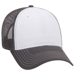 OTTO CAP 6 Panel Low Profile Mesh Back Trucker Hat, Cotton Blend Twill - 83-1239 - Picture 66 of 68