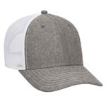 OTTO CAP 6 Panel Low Profile Mesh Back Trucker Hat, Cotton Blend Twill - 83-1239 - Picture 12 of 68