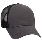 OTTO CAP 6 Panel Low Profile Mesh Back Trucker Hat, Cotton Blend Twill - 83-1239 - Picture 60 of 68
