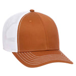 OTTO CAP 6 Panel Low Profile Mesh Back Trucker Hat, Cotton Blend Twill - 83-1239 - Picture 43 of 68