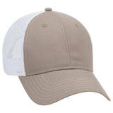 OTTO CAP 6 Panel Low Profile Mesh Back Trucker Hat, Cotton Blend Twill - 83-1239