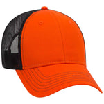 OTTO CAP 6 Panel Low Profile Mesh Back Trucker Hat, Cotton Blend Twill - 83-1239 - Picture 32 of 68