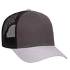 OTTO CAP 6 Panel Low Profile Mesh Back Trucker Hat, Cotton Blend Twill - 83-1239