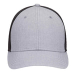 OTTO CAP 6 Panel Low Profile Mesh Back Trucker Hat, Cotton Blend Twill - 83-1239 - Picture 2 of 68