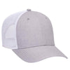 OTTO CAP 6 Panel Low Profile Mesh Back Trucker Hat, Cotton Blend Twill - 83-1239