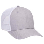 OTTO CAP 6 Panel Low Profile Mesh Back Trucker Hat, Cotton Blend Twill - 83-1239 - Picture 5 of 68