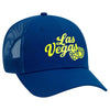 Otto 6 Panel Low Pro Mesh Back Trucker Hat, Cotton Canvas Cap - 83-1273
