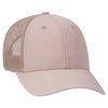 Otto 6 Panel Low Pro Mesh Back Trucker Hat, Cotton Canvas Cap - 83-1273