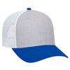 Otto 6 Panel Low Pro Mesh Back Trucker Hat, Heather Blend Cap - 83-1300