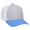 Otto 6 Panel Low Pro Mesh Back Trucker Hat, Heather Blend Cap - 83-1300
