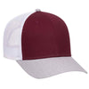 Otto 6 Panel Low Pro Mesh Back Trucker Hat, Heather Blend Cap - 83-1300