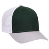 Otto 6 Panel Low Pro Mesh Back Trucker Hat, Heather Blend Cap - 83-1300