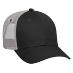 Otto 6 Panel Low Pro Mesh Back Trucker Hat,  Cotton Blend Twill Cap - 83-473