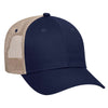 Otto 6 Panel Low Pro Mesh Back Trucker Hat,  Cotton Blend Twill Cap - 83-473