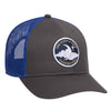 Otto 6 Panel Low Pro Mesh Back Trucker Hat,  Cotton Blend Twill Cap - 83-473