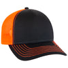 OTTO CAP 102-664 5 Panel Low Profile Mesh Back Trucker Hat, Cotton Twill