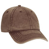 OTTO CAP 6 Panel Low Profile Dad Hat, Snow Washed Cotton Twill - 18-1248